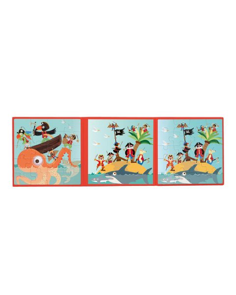 Toy Scratch Magnetic puzzle Pirates 20pcs (3+ years)