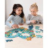 Toy Scratch Contour puzzle 40pcs Peacock (3+ years)