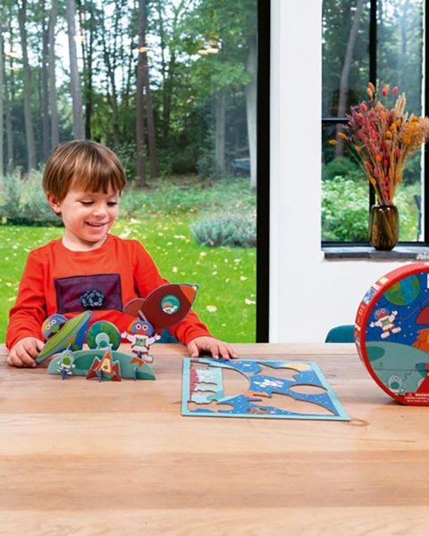 Toy Scratch Contour 3D puzzle 32pcs Space (3+ years)