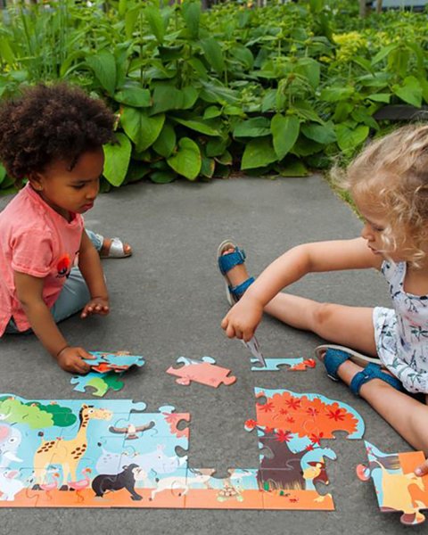 Toy Scratch Floor Puzzle XL Safari 36pcs (3+ years)