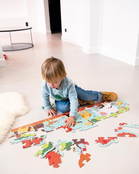 Toy Scratch Floor Puzzle XL Safari 36pcs (3+ years)