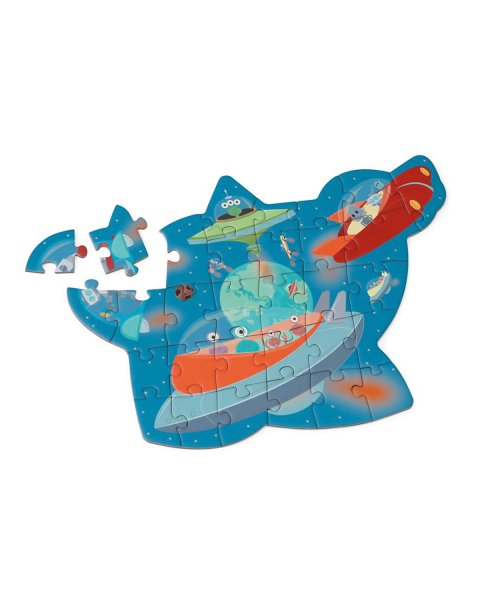 Toy Scratch Contour puzzle 59pcs Space (4+ years)