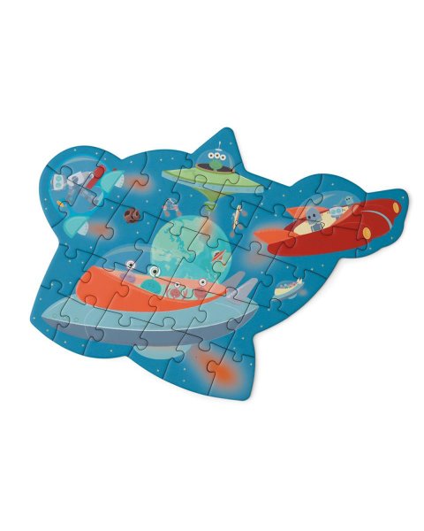Toy Scratch Contour puzzle 59pcs Space (4+ years)