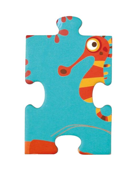 Toy Scratch Contour puzzle 100pcs Ocean (5+ years)