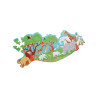 Toy Scratch Contour puzzle 60pcs Safari (4+ years)