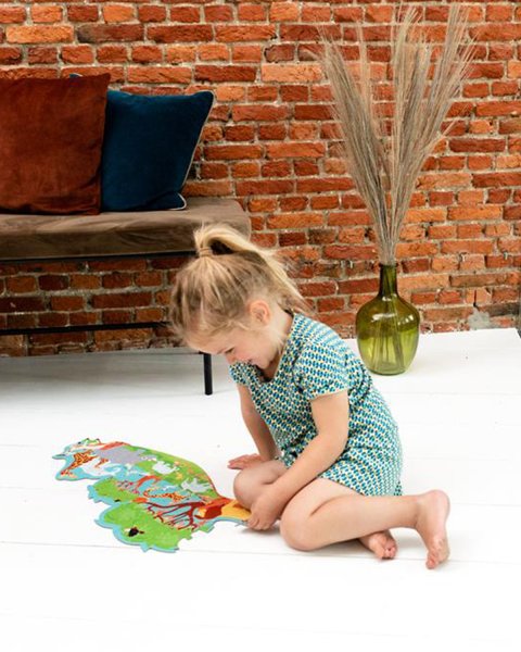 Toy Scratch Contour puzzle 60pcs Safari (4+ years)