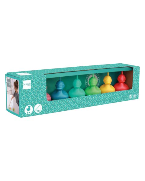 Set of 6 fishing ducks Coral Reef Scratch (3+ years)
