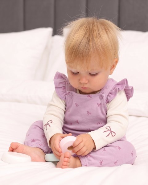Overall cotton fleece blend Tender Comforts with top (3-18 months)