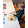 Toy Scratch 2-sided puzzle Bees 2x20pcs (3+ years)