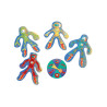 Toy Scratch puzzle 4x6pcs Robot (3+ years)