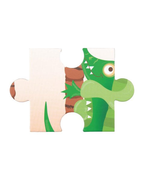 Toy Scratch Contour puzzle 36pcs Crocodile (3+ years)