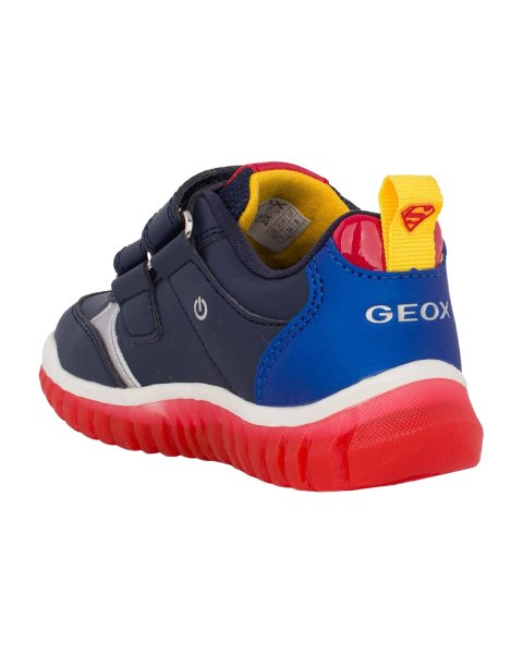 Παπούτσια sneakers Geox Superman με led φωτάκια (Μεγέθη 22-27)