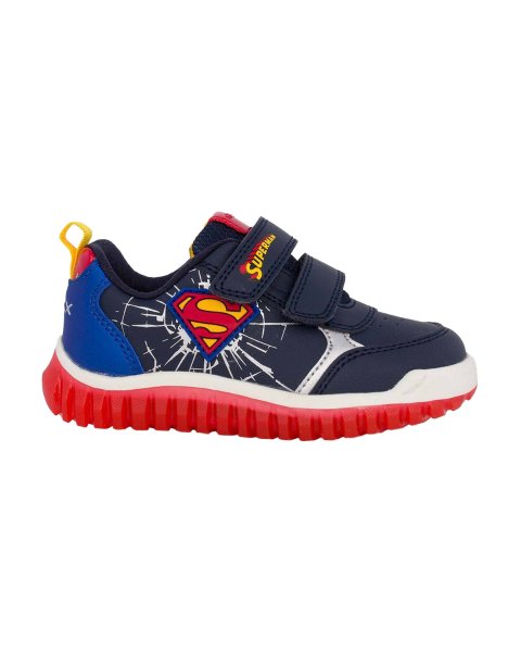 Παπούτσια sneakers Geox Superman με led φωτάκια (Μεγέθη 22-27)