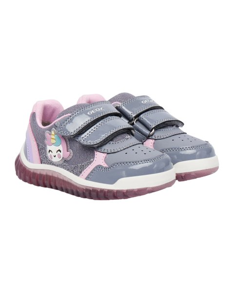 Παπούτσια sneakers Geox με led φωτάκια (Μεγέθη 22-27)