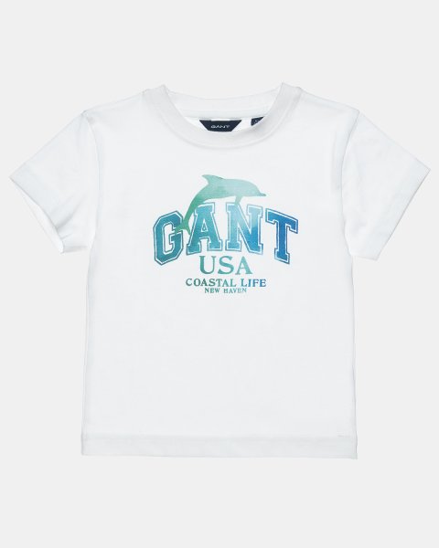 T-Shirt Gant with dolphin print design (2-7 years)
