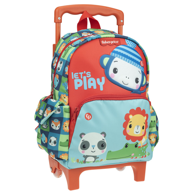 Trolley backpack Fisher-Price kindergarten monkey