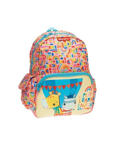Σακίδιο πλάτης Fisher-Price νηπιαγωγείου καμηλοπάρδαλη & ζέβρα