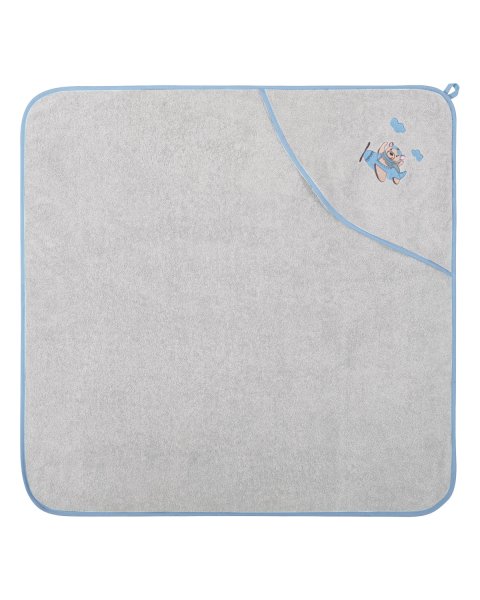 Hooded towel Greenwich Polo Club teddy bear (80x80cm)