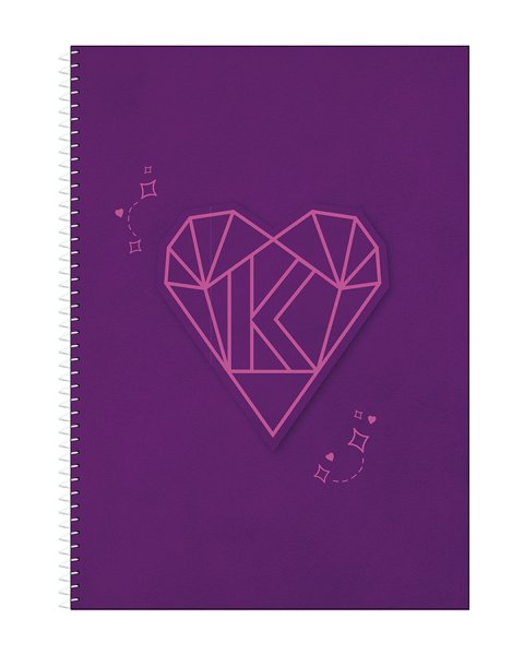 Spiral notebook Α4 with 2 subjects Konstantina
