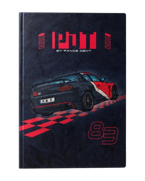 Notebook with stripes B5 40 sheets Panos Dent