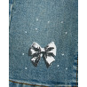 Denim pants with prints (12 months-5 years)
