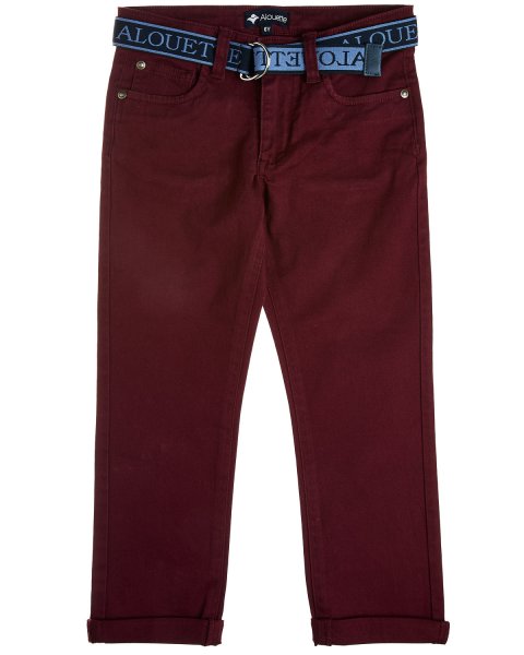 Chinos pants with belt (6-14 years)