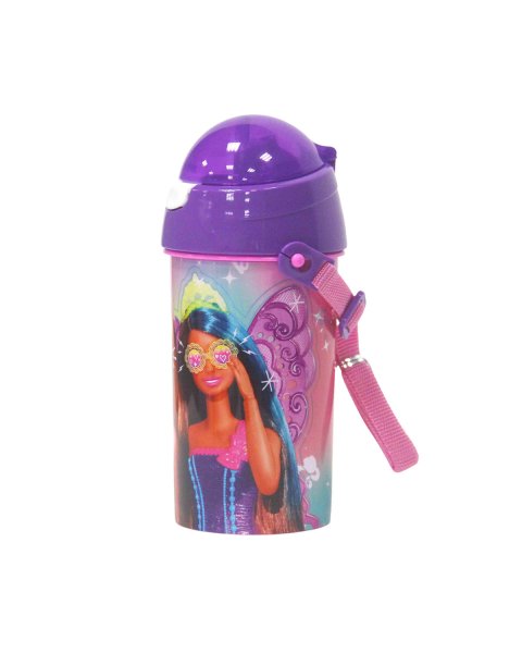 Water bottle Barbie with straw 500ml