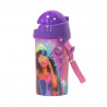 Water bottle Barbie with straw 500ml