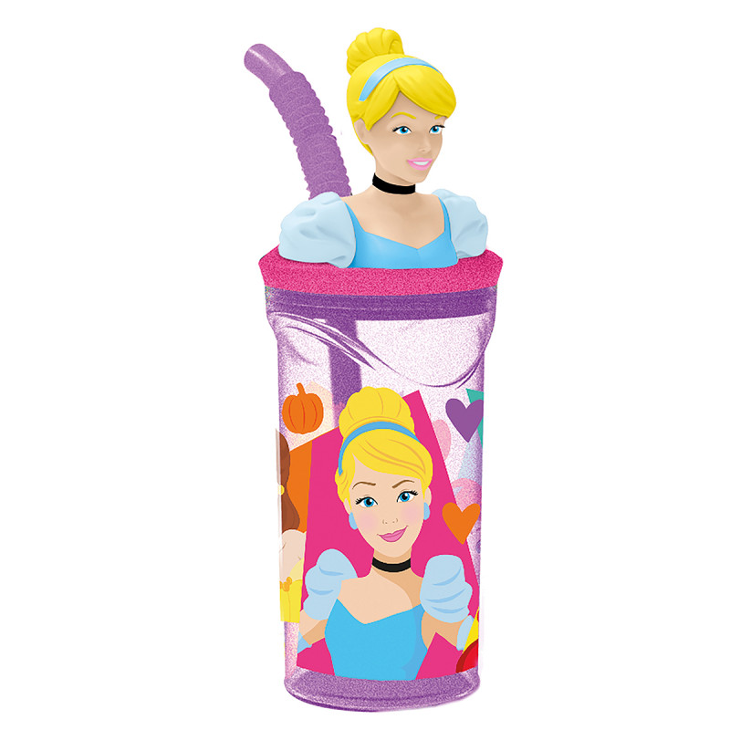 Straw cup princesses 360ml