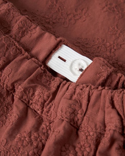 Pants Lil'Atelier with embroidery 100% organic cotton (2-7 yeras)