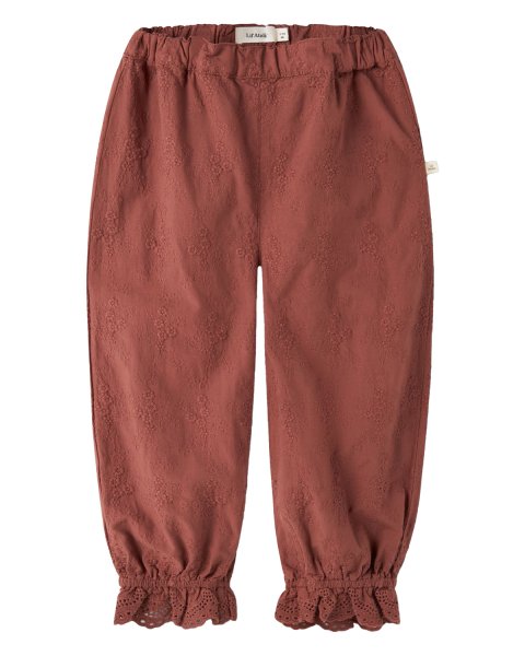 Pants Lil'Atelier with embroidery 100% organic cotton (2-7 yeras)