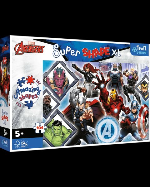 Puzzle Trefl Marvel Avengers XL shape 104pcs (5+ years)