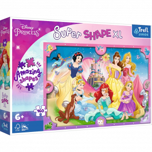 Puzzle Trefl Princesses XL shape 160pcs (6+ years)