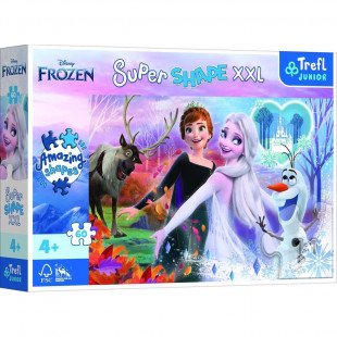 Trefl 14817 Glitter, in The Light of Love, Disney Frozen 2 100 Teile, für  Kinder ab 5 Jahren Jigsaw Puzzle, Multicoloured