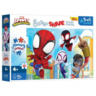 Puzzle Trefl Marvel Spiderman XXL shape 60pcs (4+ years)