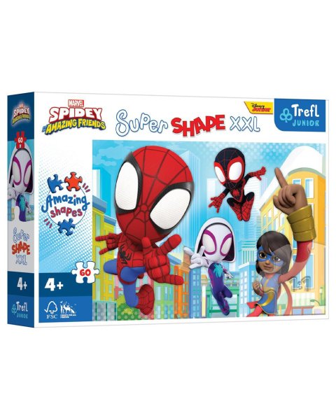 Παζλ Trefl Marvel Spiderman XXL μέγεθος 60τμχ (4+ ετών)