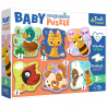 Puzzle Trefl progressive with farm animals set of 6 (2+ years)
