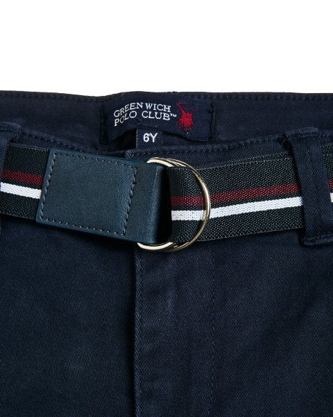 Chinos pants with belt Greenwich Polo Club (2-14 years)