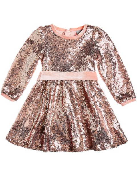 Dress with sequins (18 months-5 years)