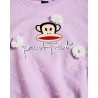 Σετ φούτερ Paul Frank με χνουδωτά μανίκια (12 μηνών-5 ετών)