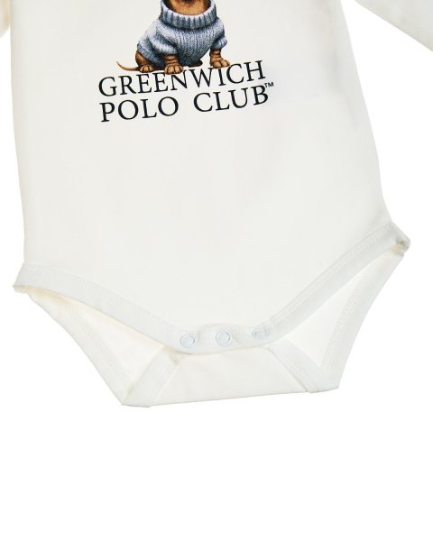 Σετ Greenwich Polo Club με τύπωμα (3-12 μηνών)