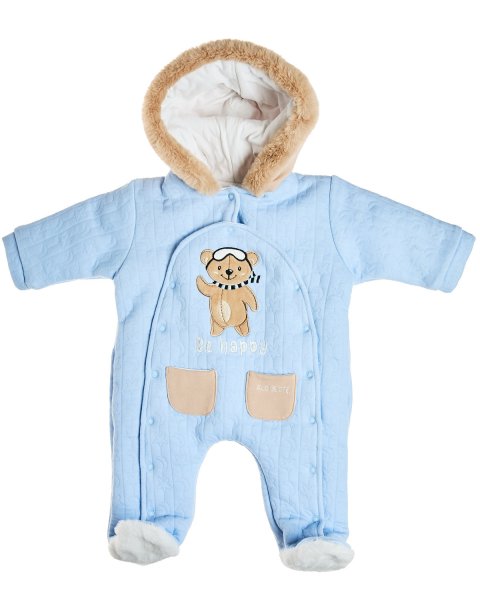 Pramsuit Tender Comforts with embroidery (1-12 months)