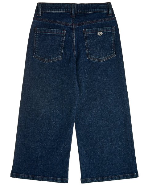Wide leg denim pants(6-16 years)