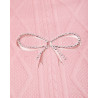 Dress with embroidery with rhinestones (6-14 years)