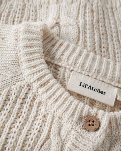 Ζακέτα πλεκτή Lil'Atelier (6-18 μηνών)
