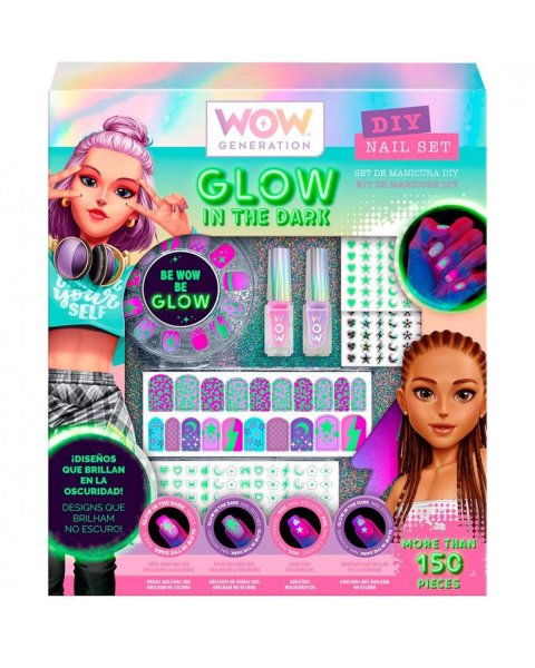 Σετ Μανικούρ Glow In The Dark WOW Generation