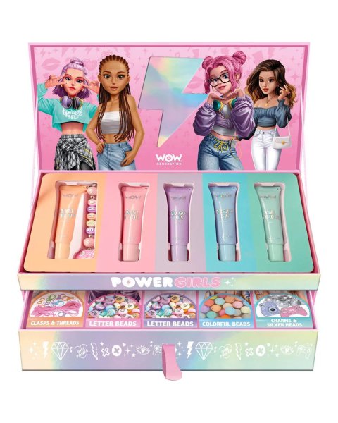 Σετ κουτί Lip Gloss με χάντρες WOW Generation