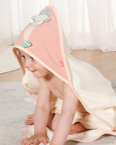 Hooded Towel Fehn mermaid 80x80cm (0+ months)