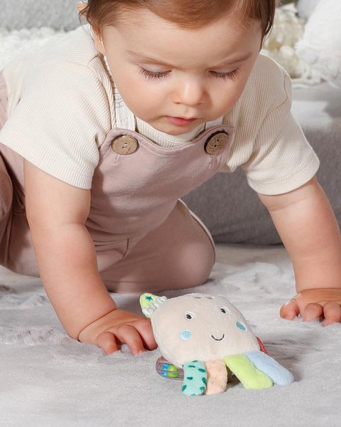 Toy Fehn rattle ring octopus (0+ months)