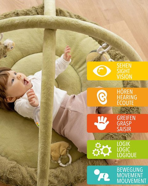 3D Activity Quilt chameleon Fehn (0+ months)